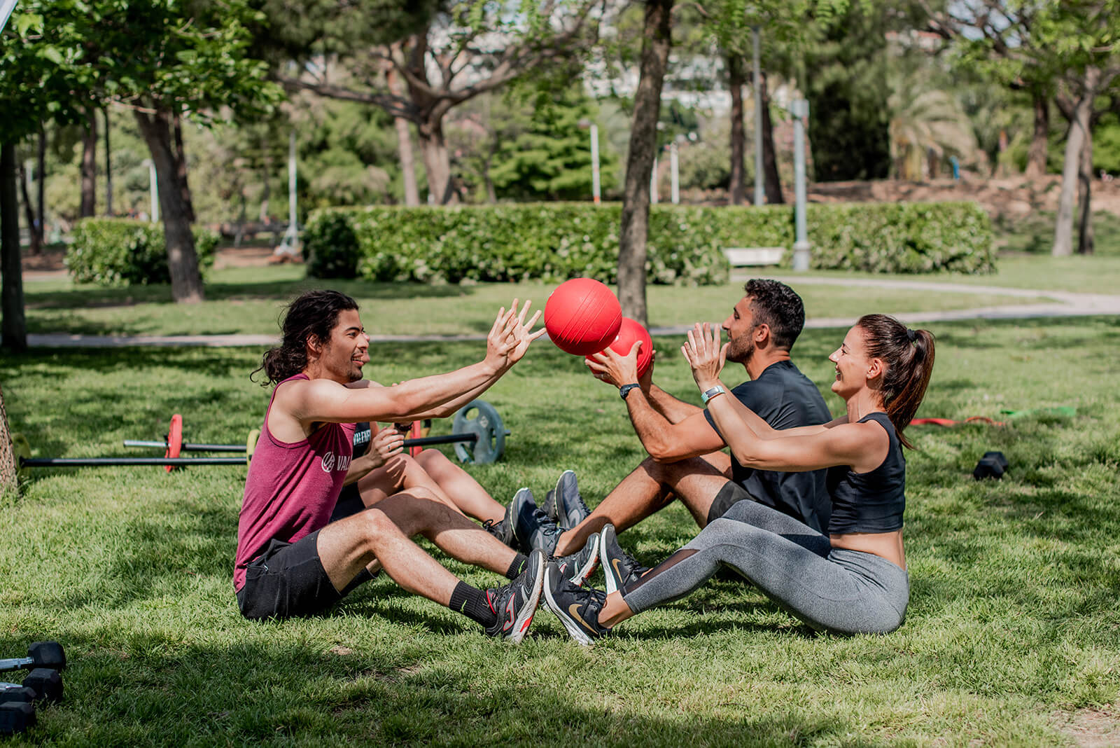 aire libre entrenamiento funcional y de fuerza